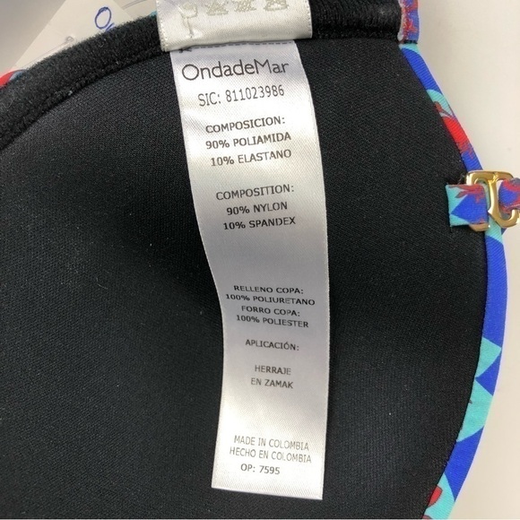 ondadmar Cute as a Bug cheeky bikini Small underwire top cheeky bottoms - Picture 6 of 10